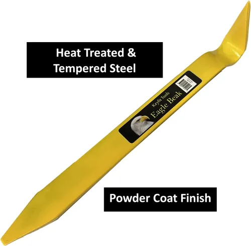 Vista 4 de Keyfit Tools Eagle Beak - Extractor de grapas para pisos de madera dura, extractor de revestimiento para grapas de 16, calibre 18 y 2 pulgadas