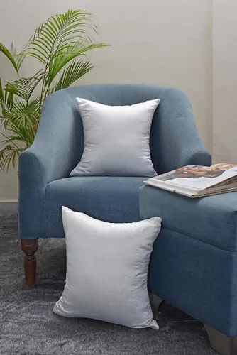 Vista 36 de Juego de 2 fundas de almohada decorativas para sofá, color azul aguamarina, almohada de granja de 12 x 12 pulgadas, fundas de almohada de seda
