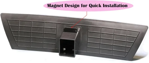 Vista 2 de Cubierta de enganche para Tesla Modelo Y, fácil de instalar y quitar con diseño magnético, (no funciona con el modelo Y 2025 Juniper)