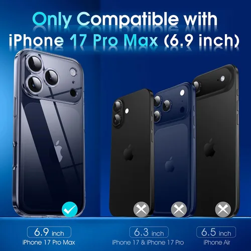 Vista 626 de Supdeal Funda cristalina transparente para iPhone 11, [No se amarillea] [Protección de la cámara] [Probado contra caídas de grado militar] Funda