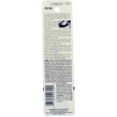 Vista 5 de L'Oreal Paris Voluminous Smoldering Liner, Negro [645] 0.09 oz (Paquete de 3)