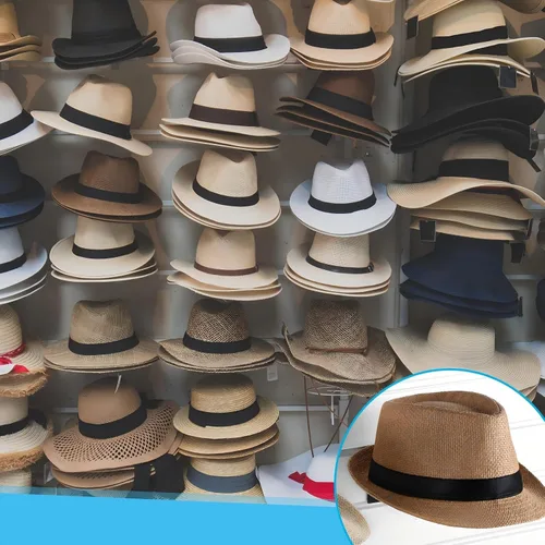 Vista 6 de Kigley 6 piezas de sombrero de alambre para gorras de béisbol, accesorios de metal negro, estantes minoristas para puerta de mercancía, armario