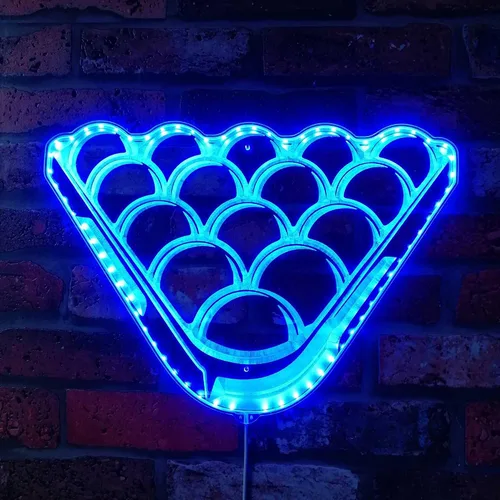 Vista 73 de ADVPRO Arcade Retro Game Classics Video Room RGB Dynamic Glam LED Sign - Forma de corte a borde - Decoración 3D inteligente - Señalización
