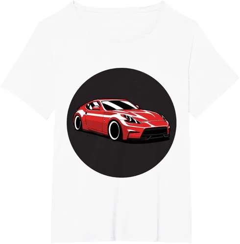 Vista 33 de 370z Car Retro Design Sport Camiseta, Blanco