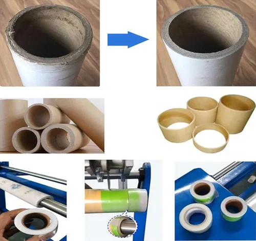 Vista 6 de TECHTONGDA Cortadora de rollos de papel de aluminio eléctrica Cortadora de rollos de estampado en caliente Máquina de corte de vinilo PU para rollos