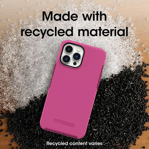 Vista 9 de OtterBox iPhone 13 Pro (Solo) - Funda de la Serie Symmetry - Cama de Rosas - Ultra-Elegante - Compatible con Carga Inalámbrica - Bordes Elevados