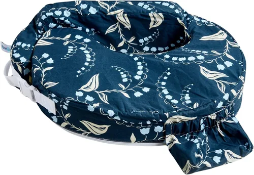 Vista 10 de My Brest Friend Almohada de lactancia original - Dusty Rose Geo Geo rosa polvorienta