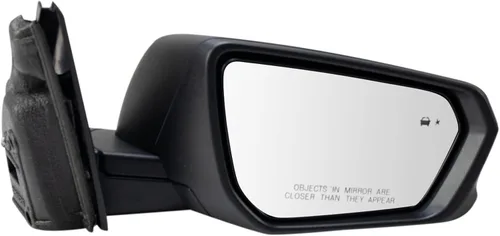 Vista 79 de TRQ Cubierta cromada del espejo manual del lado del pasajero, acabado liso para Volvo VNL 2004-2014