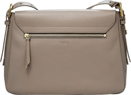 Vista 3 de Fossil Bolso bandolera Harper de cuero ecológico con solapa grande para mujer