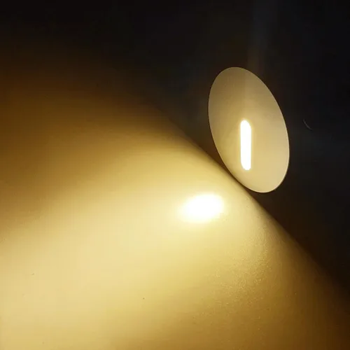 Vista 2 de 1W luces de paso de la baja tensión LED, prenda impermeable al aire libre Plateado