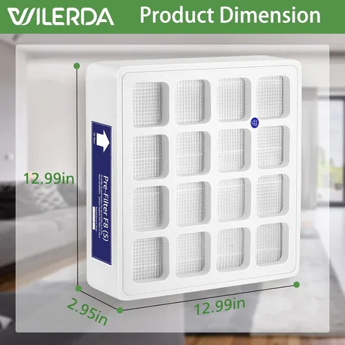 Vista 5 de Para PreMax Pre-filtro de repuesto compatible con IQAir HeathPro Series H13 True HEPA Filtro de repuesto de primera etapa