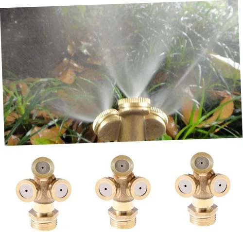 Vista 7 de BESTonZON Boquilla de boquilla de pulverización de manguera de agua pulverizadora Boquilla Mister Cabezales de riego Accesorios de rociadores
