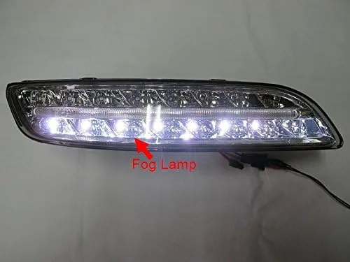 Vista 3 de ATEX LED parachoques DRL niebla luz señal lámpara para 911 997 Carrera 4S GT3 2005 ~ 2009 *no compatible con el modelo Turble*