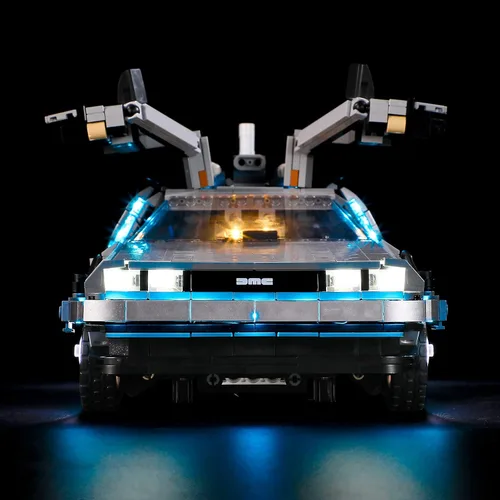 Vista 6 de BRIKSMAX Luz para Back-to-The-Future-Time-Machine 10300 - Kit de iluminación LED compatible con Lego Creator Expert - No incluye el set de Lego