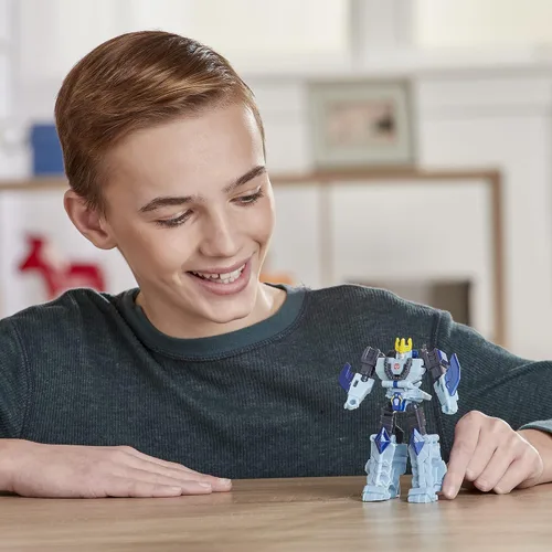 Vista 10 de Transformers Toys Bumblebee Cyberverse Adventures Dinobots Unite Warrior Class Hammerbyte Action Attackers Figure, a partir de 6 años, 5.4 pulgadas