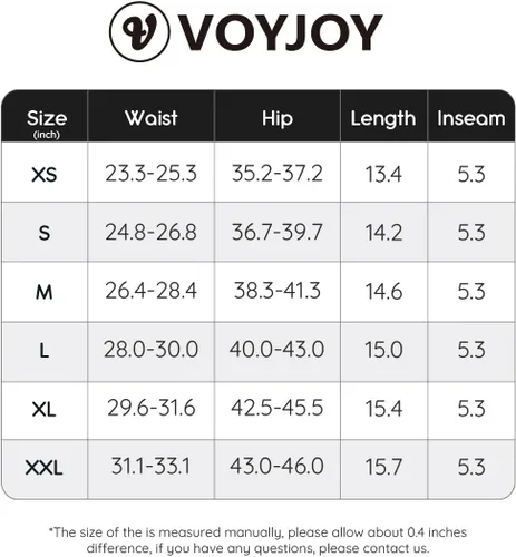Vista 6 de VOYJOY Pantalones cortos de ciclismo de cintura alta para mujer, sin costuras, con contorno de sonrisa, para entrenamiento, yoga, con levantamiento