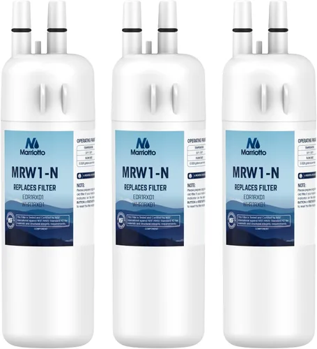 Vista 12 de MARRIOTTO EDR1RXD1 Filtro de agua para refrigerador compatible con Whirlpool W10295370A, WHR1RXD1, KAD1RXD1, Filtro 1, W10295370, P4RFWB, P8RFWB2L