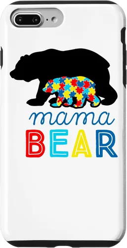 Vista 12 de Autism Awareness Mama Bear Autistic Mom Gift Case for iPhone 17