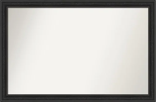 Vista 207 de Amanti Art Espejo personalizado, gran espejo de baño estrecho, espejo de pared o espejo de tocador de baño sobre el fregadero (24 x 24 pulgadas)