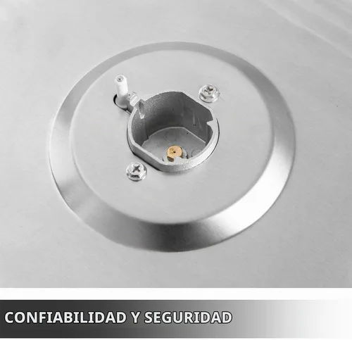 Vista 6 de Cocina de gas integrada de 24"x20" de 4 quemadores de acero inoxidable con kit de conversión NG/LPG, protección de termopar y fácil de limpiar