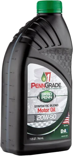 Vista 8 de PENN GRADE 1, aceite sintético de alto rendimiento SAE 20W-50,1 cuarto de galón (paquete de 1)