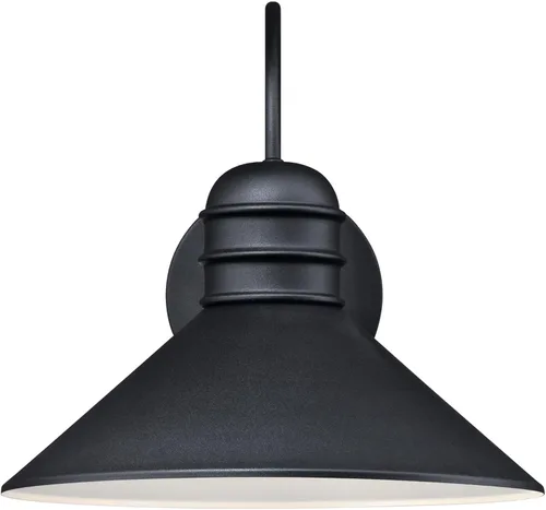 Vista 2 de Westinghouse 6360800 Watts Creek - Accesorio de pared para exteriores con acabado negro texturizado, Negro (textured black)