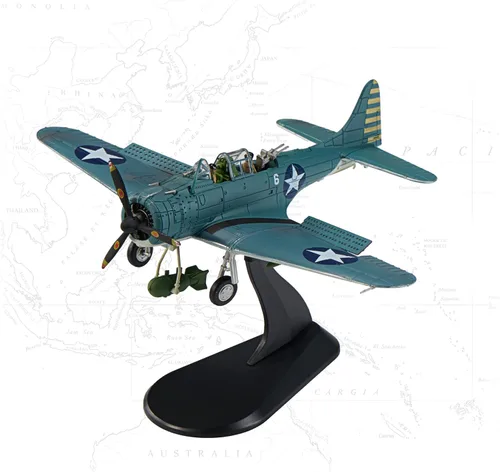 Vista 16 de B-17 Flying Fortress - Aviones fundidos a presión a escala 1/144, modelo de avión de metal pesado para coleccionista, entusiasta de la aviación