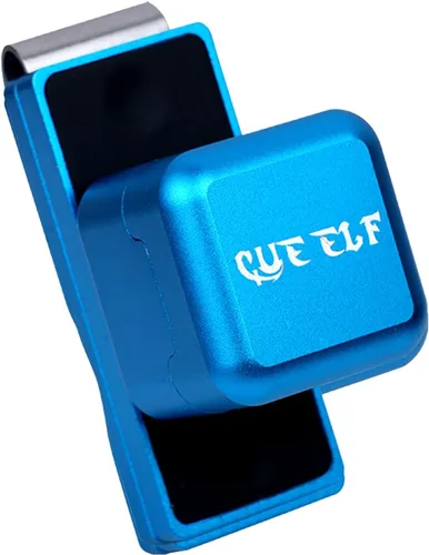 Vista 7 de CUEELF Magnetic Pool Chalk Holder, Portable Aluminum Alloy Billiard Chalk Box with Belt Clip & Built-in Hex Wrench, for Most Billiard Chalk