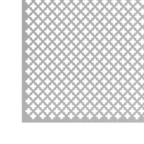 Vista 8 de M-D Building Products 56018 12 pulgadas x 24 pulgadas x 0.020 pulgadas. Hoja de aluminio negra Cloverleaf