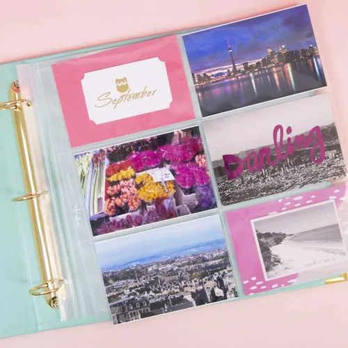 Vista 5 de Craftelier - Paquete de fundas protectoras transparentes para álbumes de fotos personalizados Incluye 10 fundas de 12" x 12" (30,5 x 30,5 cm)
