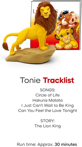Vista 7 de Toniebox 2 Audio Player Disney Bundle for Kids 3+ with Lightning McQueen, Simba, Winnie The Pooh, and Baloo - Sky Blue Azul cielo