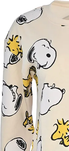 Vista 6 de Peanuts Sudadera con capucha para mujer Snoopy Fashion - Sudadera clásica de forro polar Snoopy para mujer