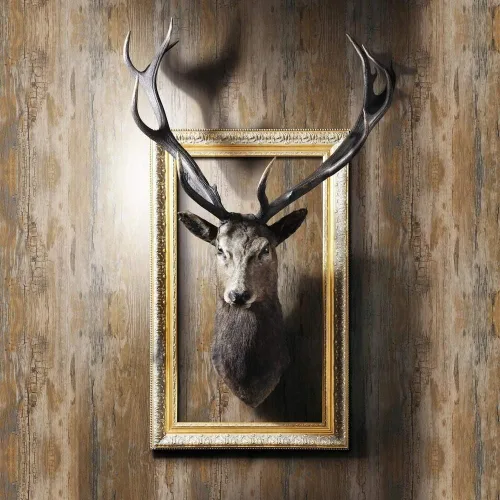Vista 4 de d-c-fix 346-0478-2PK - Película autoadhesiva decorativa, madera rústica, rollo de 17 x 78 pulgadas, paquete de 2
