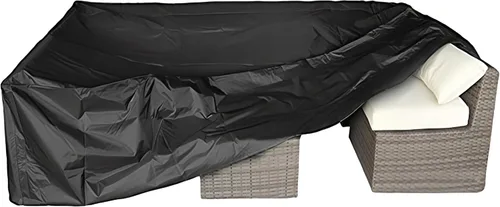 Vista 10 de Fundas para Juego de Muebles de Patio Impermeables Funda para Juegos de Conversación de Patio Funda para Sofá Seccional de Exterior Fundas