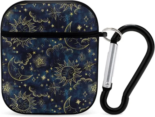Vista 10 de Funda protectora de silicona compatible con AirPods 2 y 1 (camuflaje militar de camuflaje frío)