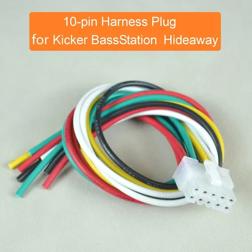 Vista 3 de Enchufe de arnés de 10 pines compatible con Kicker BassStation Hideaway 11HS8 46HS10 11PHD12 11PH12 HS8 PT10 PT250 11PT8