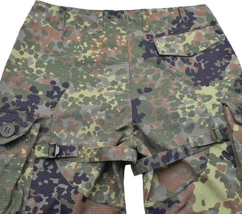 Vista 3 de Pantalones Flecktarn estilo militar alemán Tacgear Field Cargo Combat Pantalones Camo Tactical Ripstop