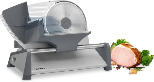 Vista 3 de Cuisinart Kitchen Pro - Cortadora de alimentos, rebanadora de carne con perilla de control de rebanada que se ajusta de 1/32" a 1/2" para rebanar