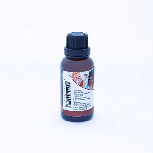 Vista 2 de Punkin Butt Paquete de aceite de dentición para bebés y bálsamo labial para aliviar el dolor de encías y labios agrietados, todo natural, orgánico