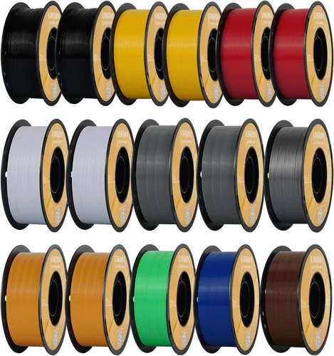 Vista 30 de Kingroon Paquete de filamento PLA de alta velocidad para impresora 3D de 1.75 mm, filamento rápido para impresora 3D para impresión hiper rápida