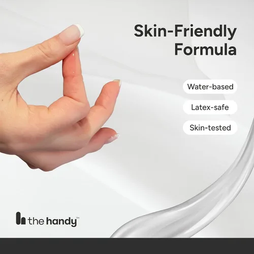 Vista 7 de The Handy Cooling Lube Water-Based Personal Lubricant Tingling 2 fl oz Fresh tingle on contact, smooth glide, non-sticky and rinses clean, and