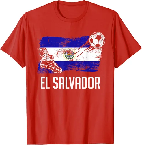 Vista 95 de Camiseta salvadoreña con bandera de fútbol salvadoreño