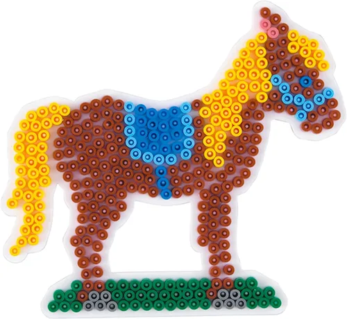 Vista 2 de Hama 10.281 - Tablero de clavijas para caballos, multicolor