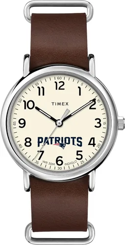 Vista 22 de Timex Tribute Correa de cuero de cuarzo NFL Weekender de 1.575 in para hombre