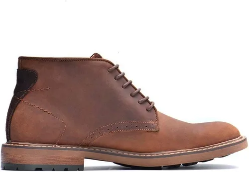 Vista 3 de Chukka - Botas a la moda, cómodas y de estilo oxford casual, al tobillo, botas con cordones
