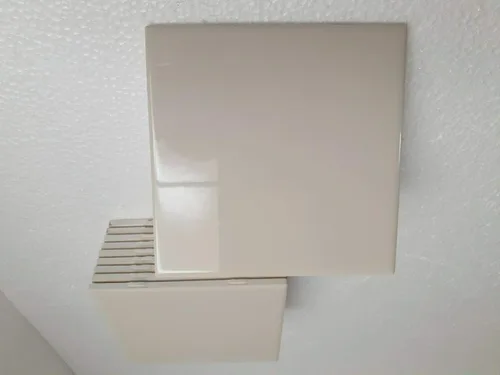 Vista 8 de Azulejo de cerámica de 6 pulgadas 6x6 hueso beige almendra Daltile Color 0135 Metro cuadrado 6 x 6 pulgadas brillante caja de 10 piezas