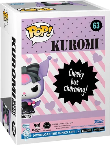 Vista 3 de POP Figura de vinilo Sanrio Funko Kuromi with Baku