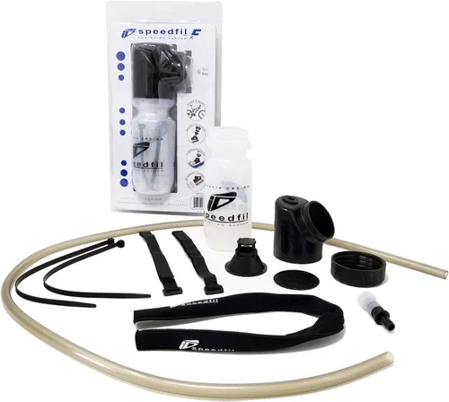 Vista 3 de Speedfil Botella de agua para bicicleta F2, sistema de hidratación multiusos con puerto de recarga (F2)