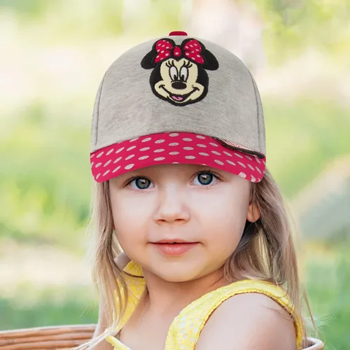 Vista 2 de Disney Gorra de béisbol, Minnie Mouse ajustable para niños de 2 a 4 años o niñas de 4 a 7 años