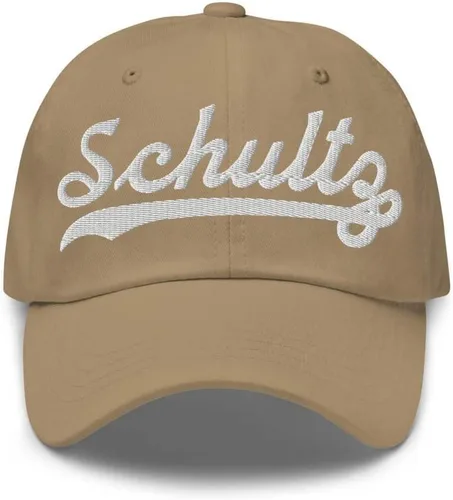 Vista 11 de Schultz Hat Schultz - Gorra de béisbol personalizada con apellido, gorra de apellido de familia, regalo unisex ajustable Black